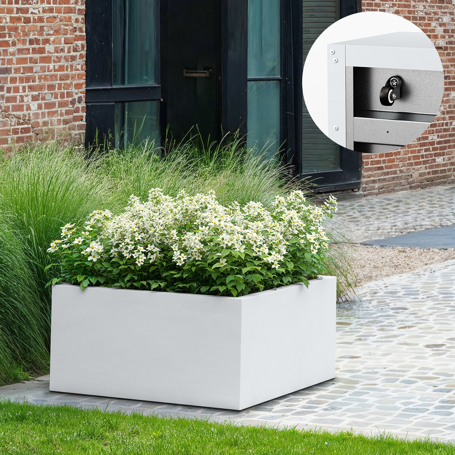 verrijdbare plantenbak