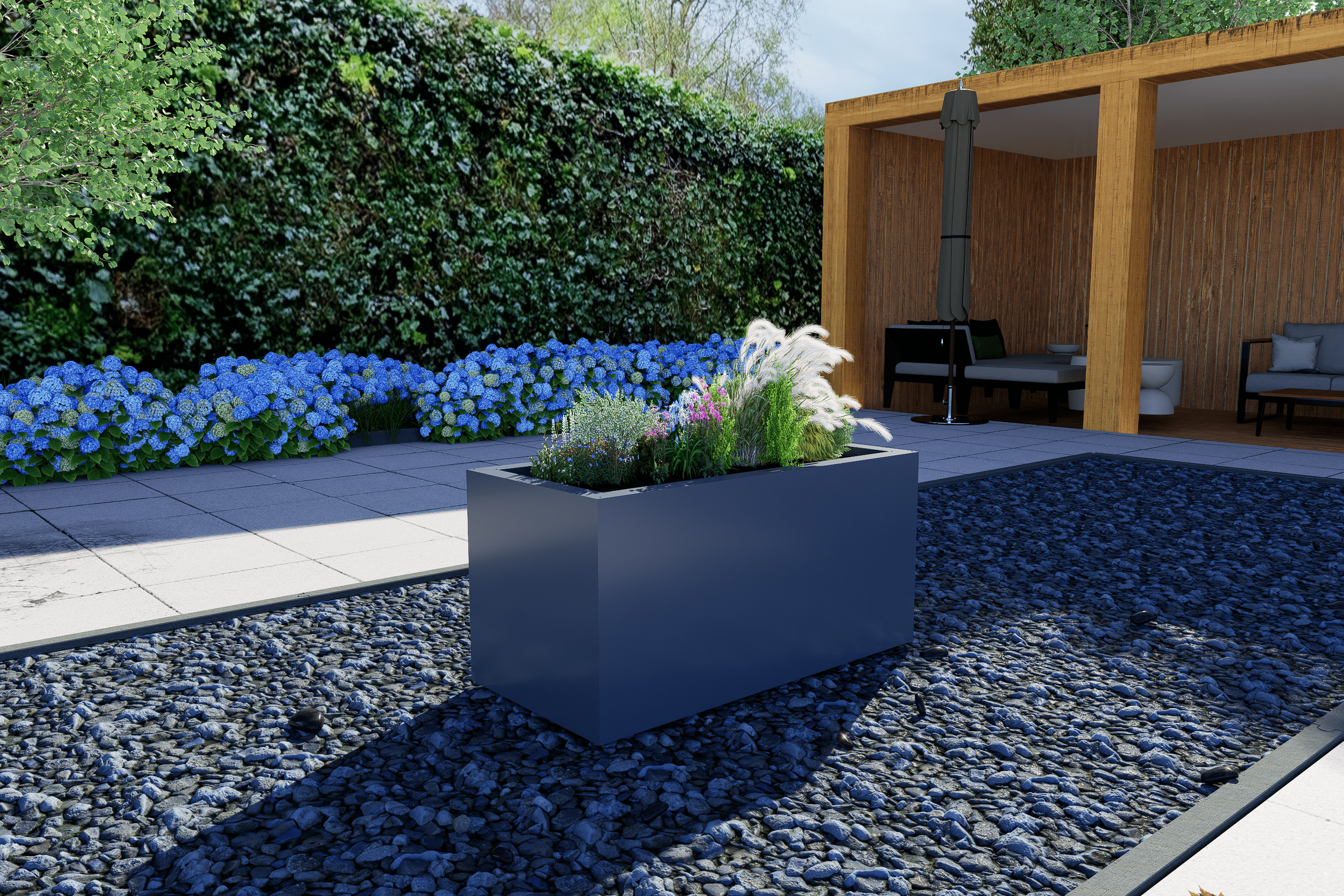 Sev plantenbak 100x50x50