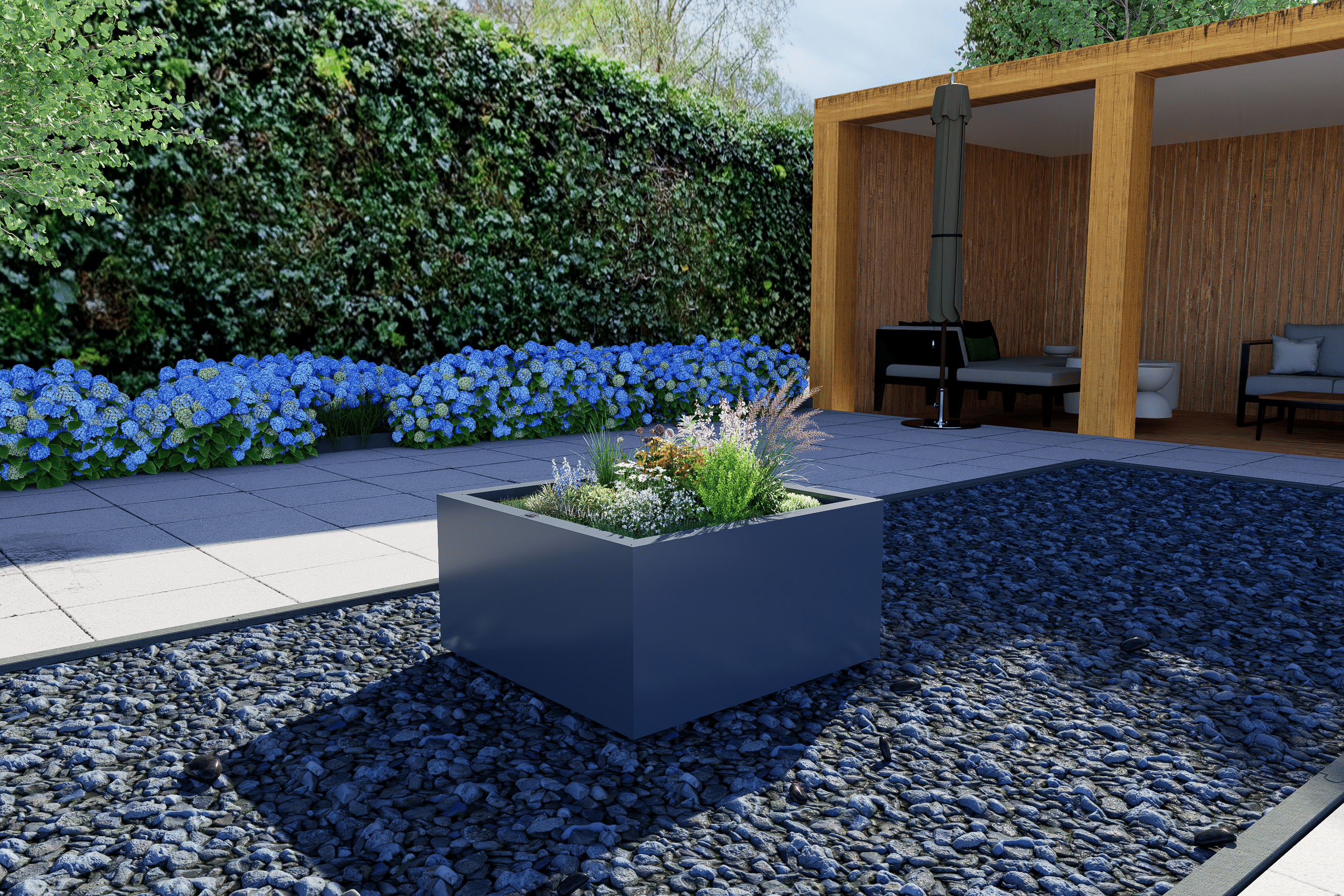 SEV Plantenbak 80x80x40