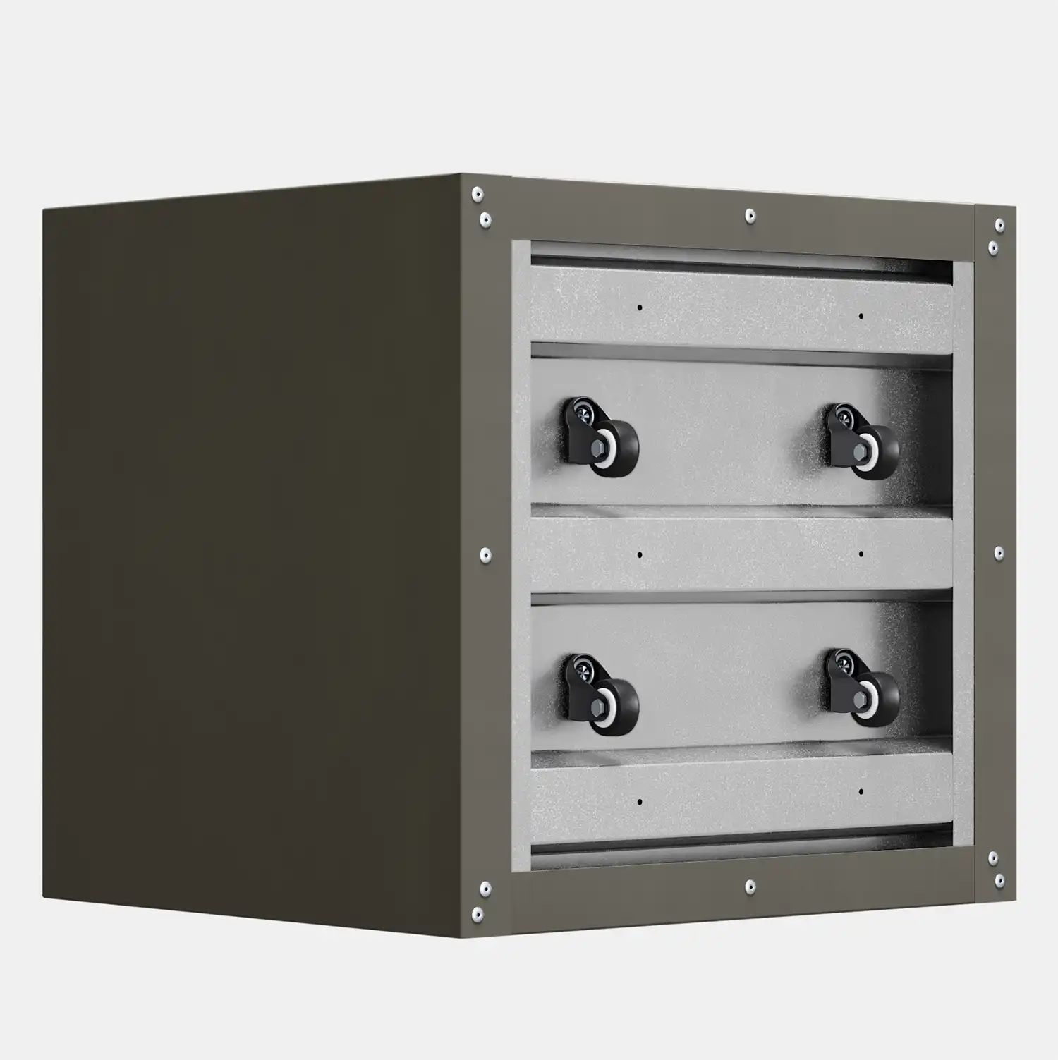 SEV Plantenbak op wielen 60x60x60