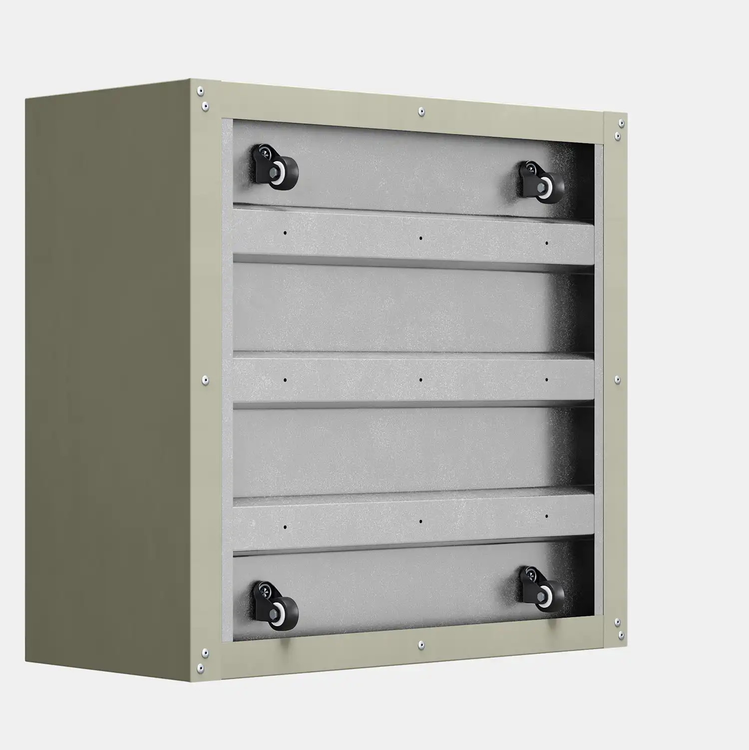 SEV Plantenbak op wielen 80x80x40