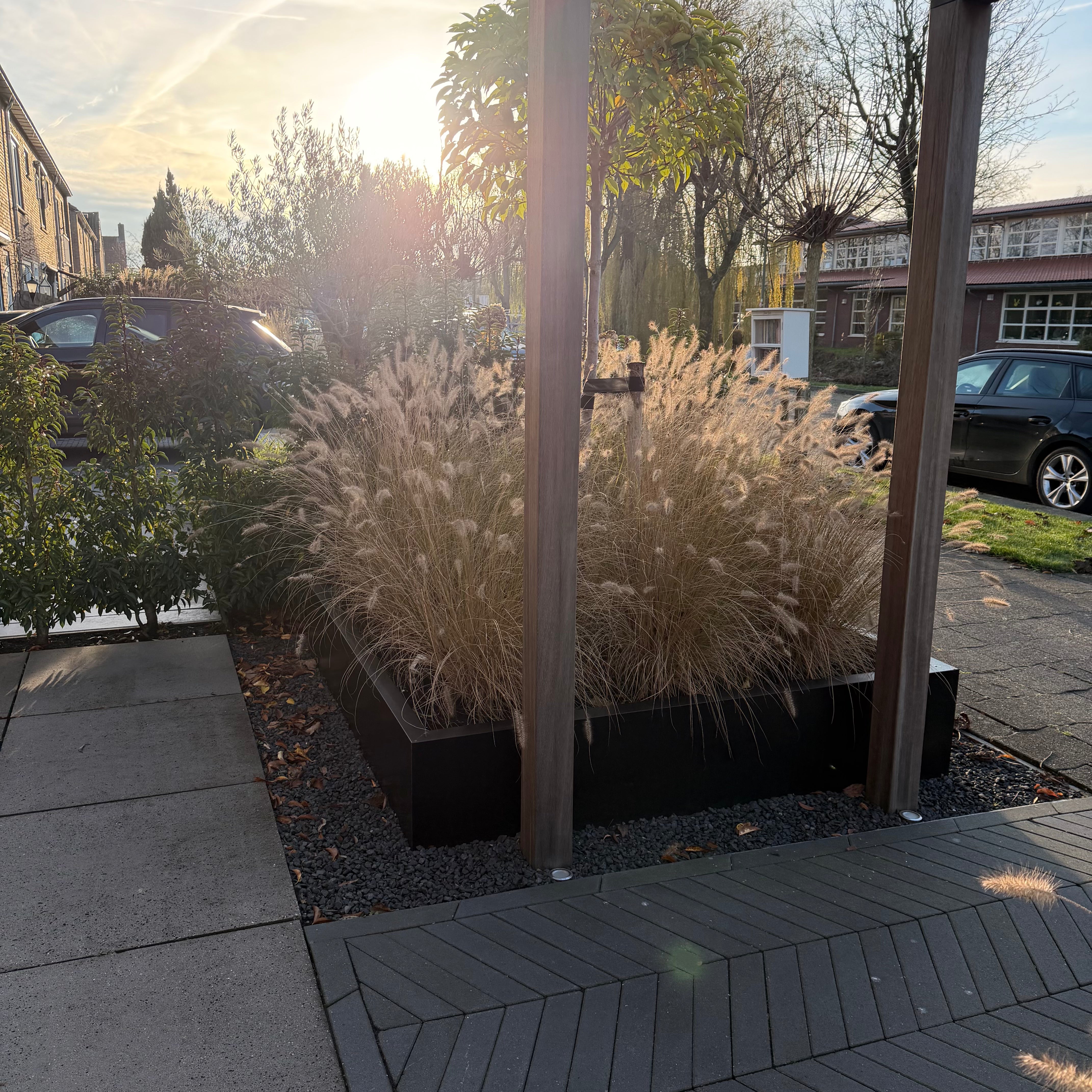 SEV Plantenbak 200x200x40 zwart