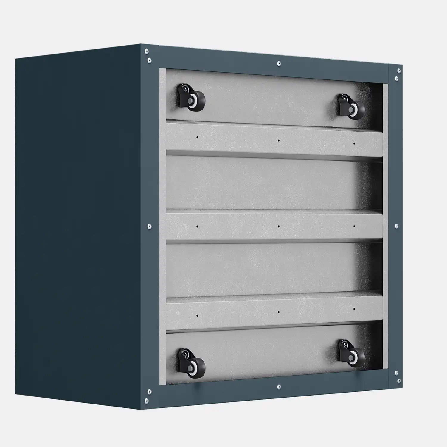 SEV Plantenbak op wielen 80x80x50