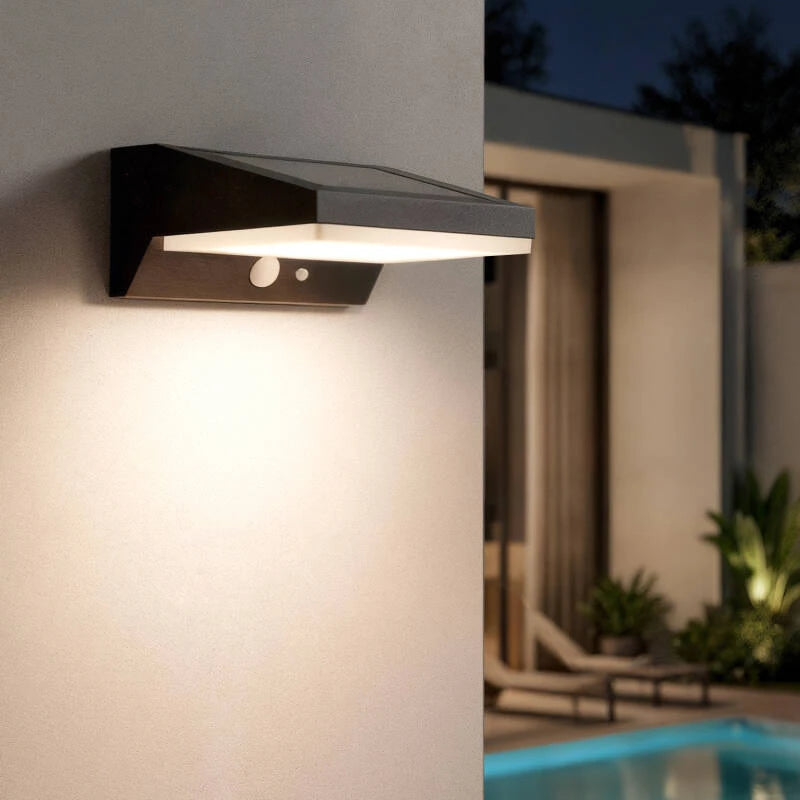 Wandlamp Solar LED 5W Aluminium met Bewegingssensor Ivar