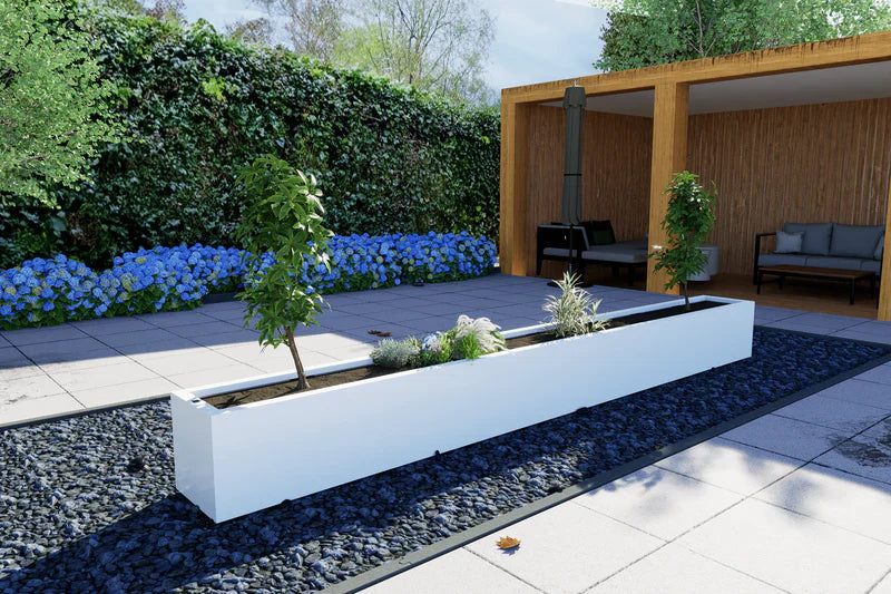 lage plantenbak buiten