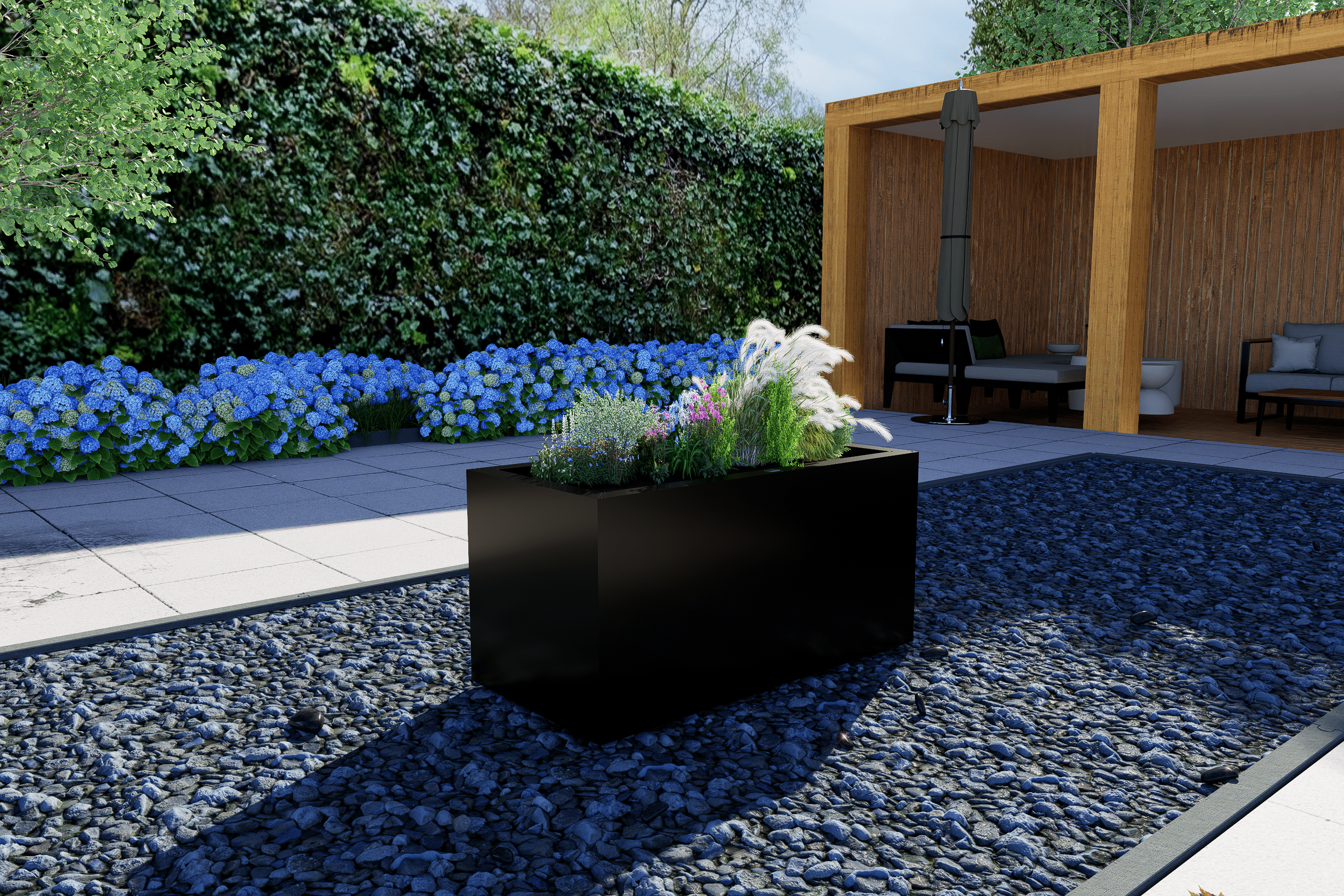 Sev plantenbak 100x50x50