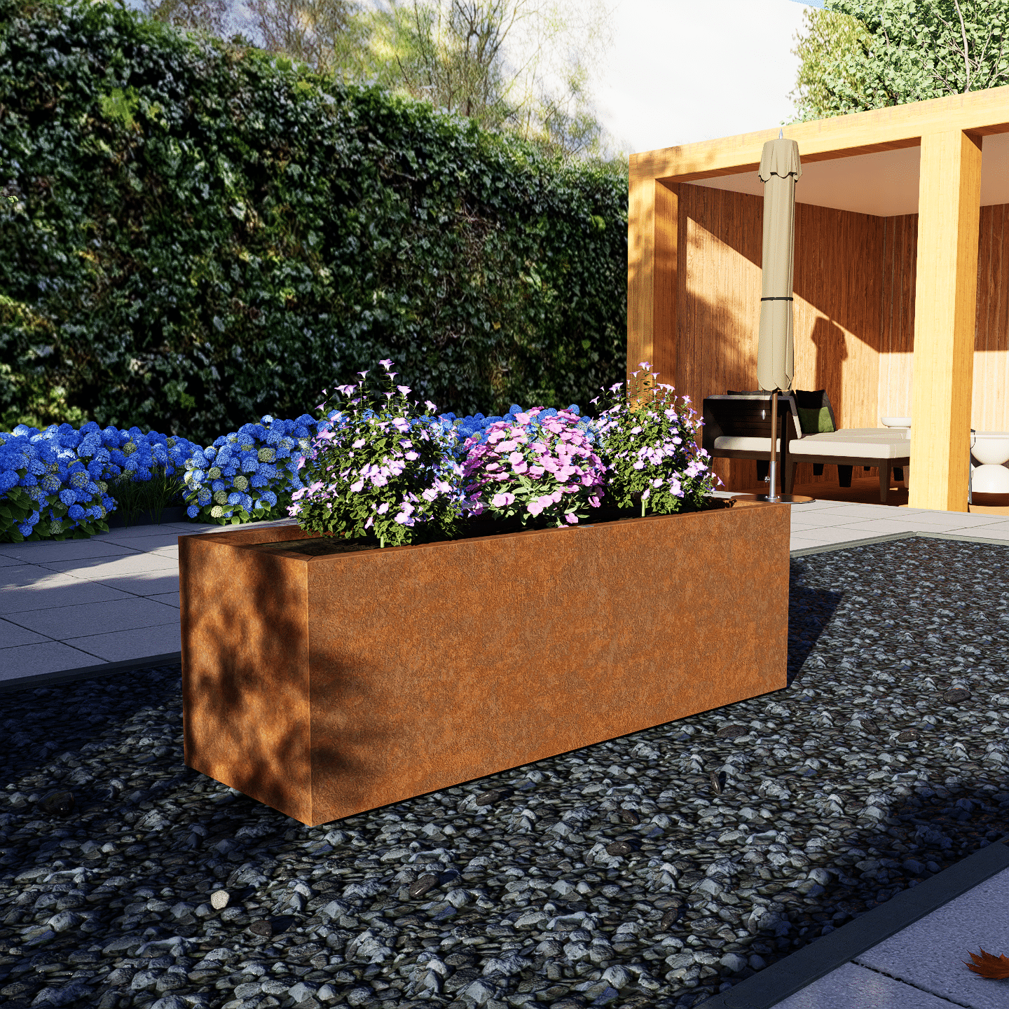 Sev Plantenbak 150x50x50 Cortenstaal