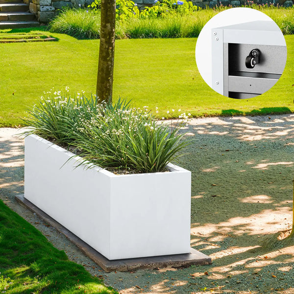 SEV Plantenbak op wielen 150x40x40