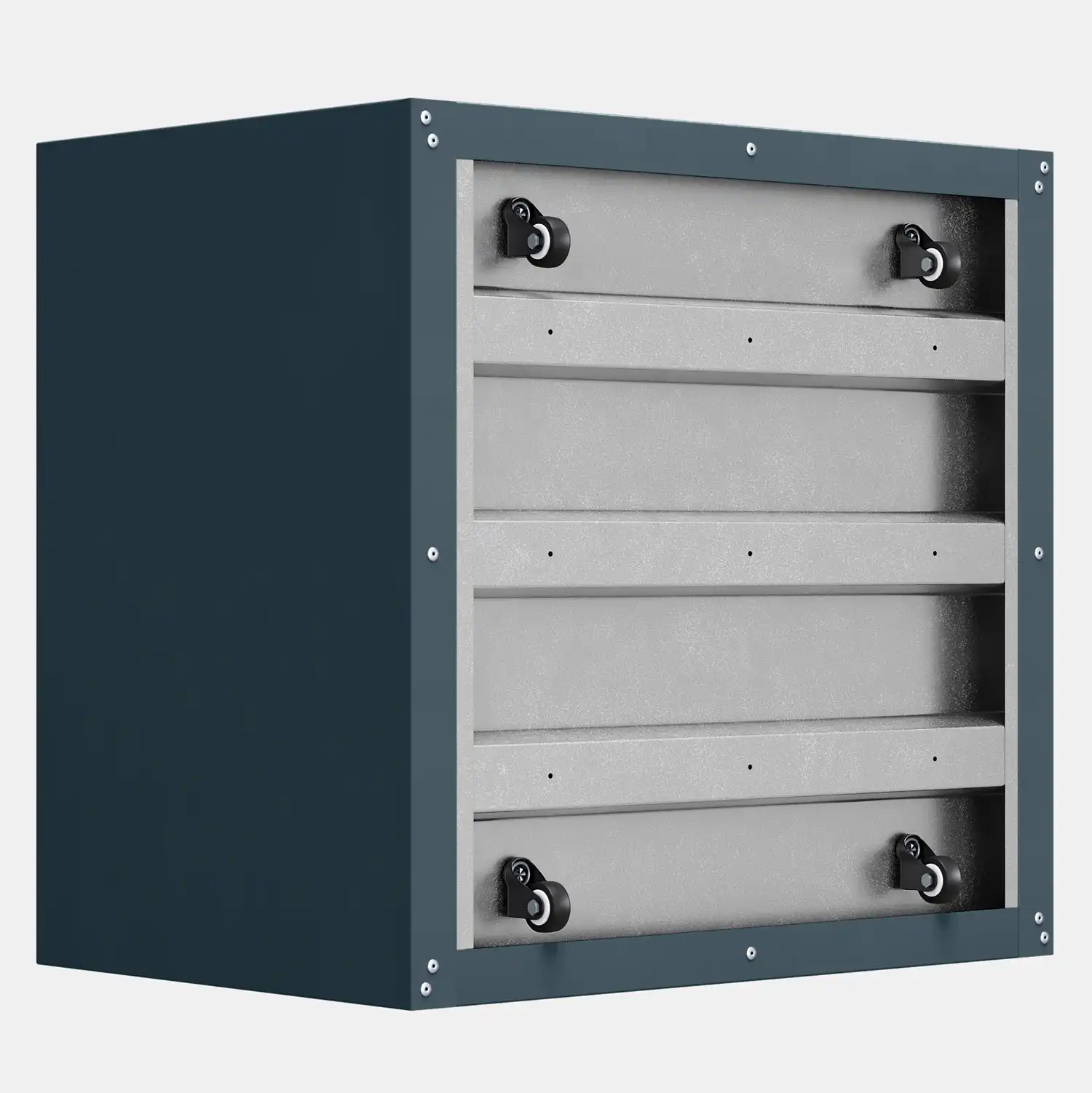 SEV Plantenbak op wielen 80x80x60