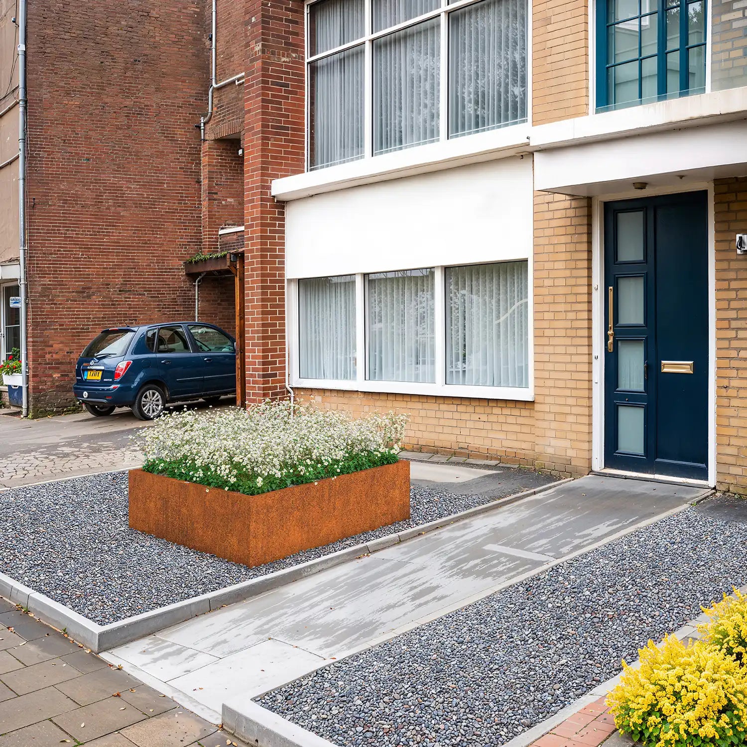 SEV Plantenbak 120x120x40 Cortenstaal