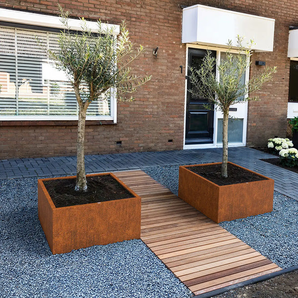 SEV Plantenbak 100x100x50 Cortenstaal