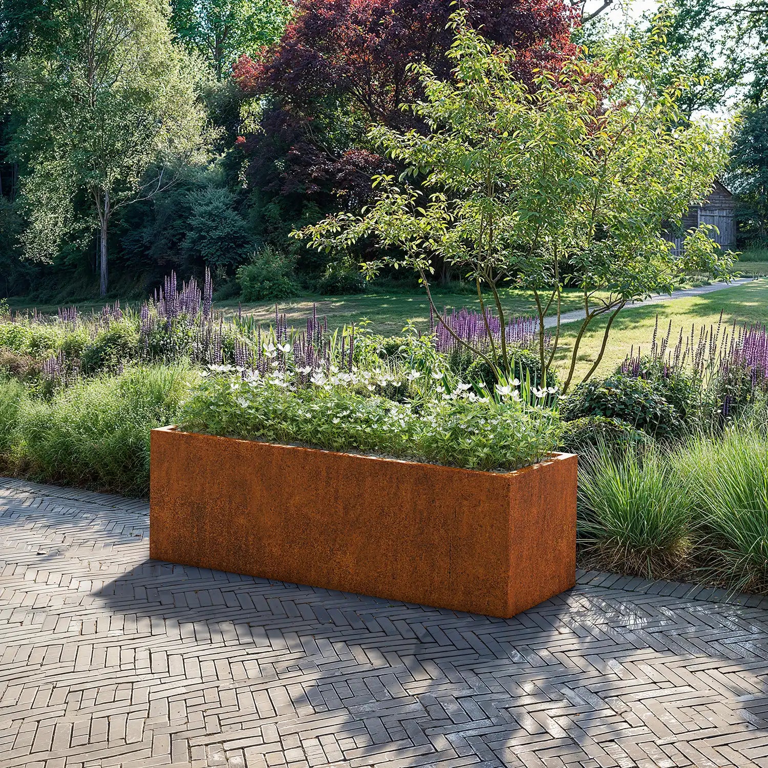 SEV Plantenbak 150x50x50 Cortenstaal