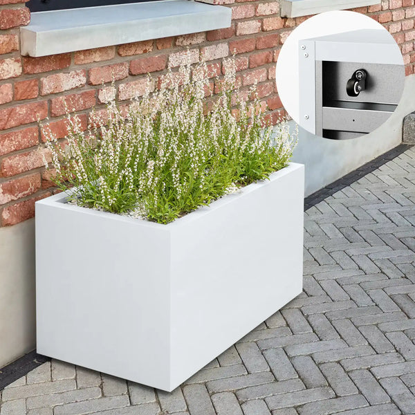 SEV Plantenbak op wielen 100x50x50