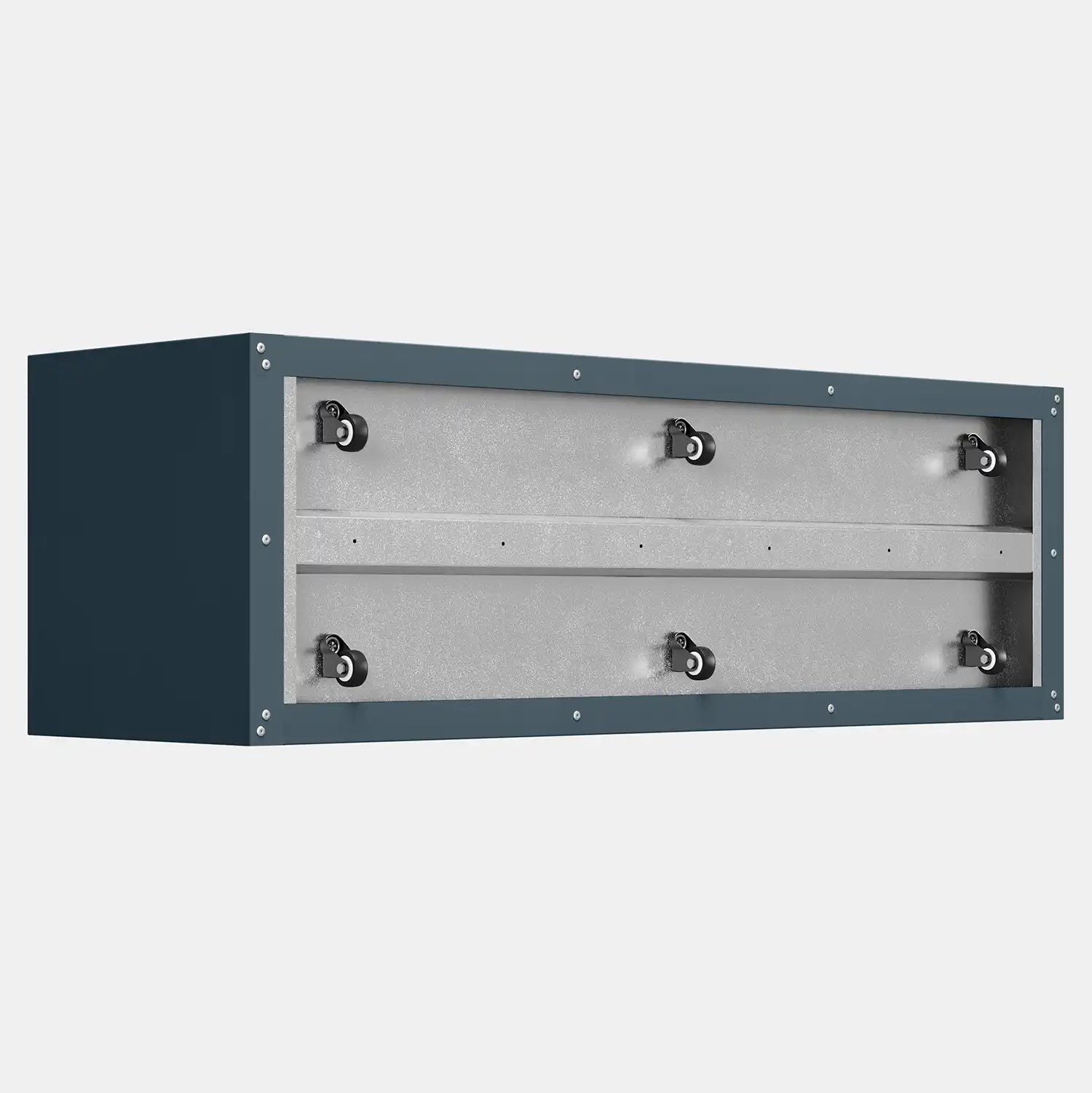 SEV Plantenbak op wielen 150x50x50 - Antraciet - wielen